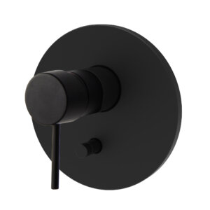 Shower mixer SPILLO UP 2-outlets, matt black, FIMA CF