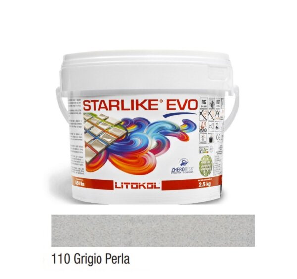 Epoksīda šuvotājs 2,5kg STARLIKE EVO 110 Grigio Perla