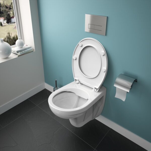 Wall hung wc EUROVIT Rimless (seat included) Ideal Standard