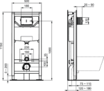 In-wall installation system PROSYS 120M mechanical, Ideal Standard