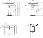 Washbasin CONNECT AIR CUBE 60, Ideal Standard