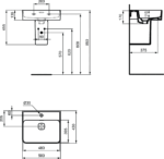 Washbasin STRADA II 50, Ideal Standard
