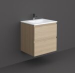 Washbasin cabinet JOY 600x460mm, Scandinavian Oak, Rak