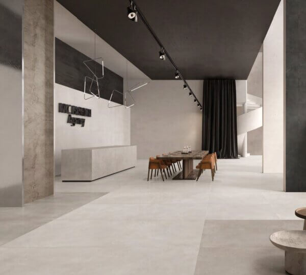 Настенная плитка / напольная плитка TREND CONCRETE 60×60, Белая, Ergon