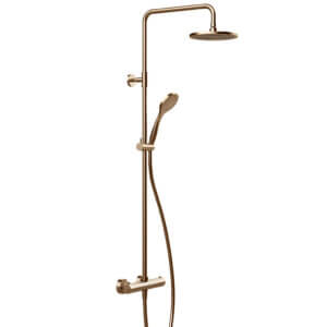 Dušikomplekt termostaadiga EMPORIO, warm bronze brushed PVD, Gessi