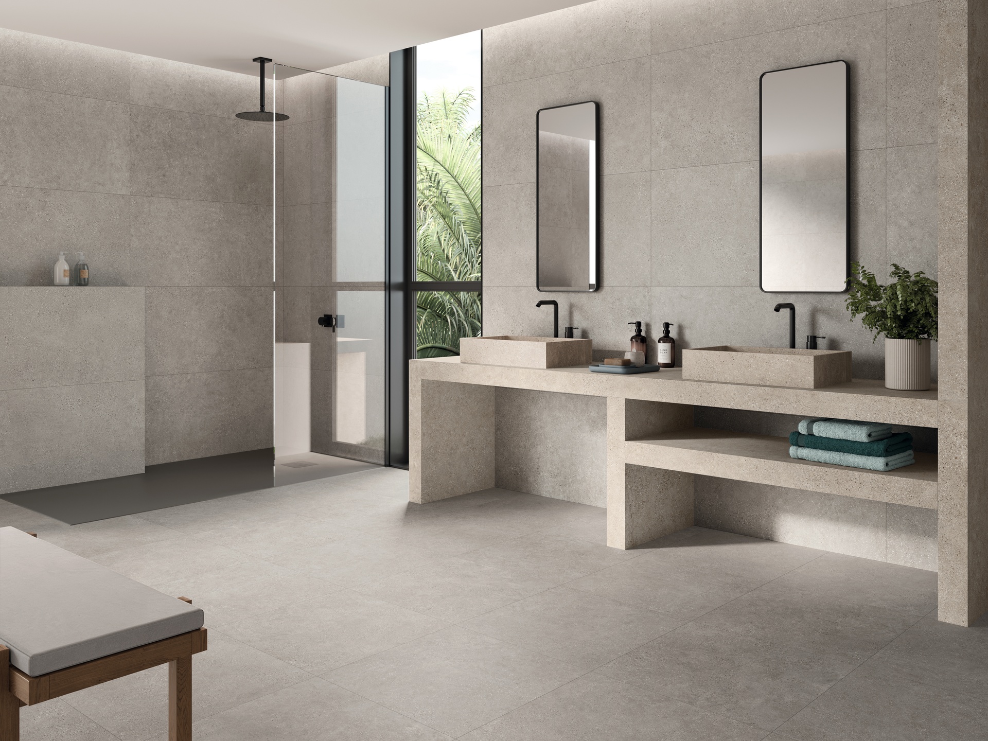 CAM7KRETDDAA-2 Sienas flīze/grīdas flīze KRETA, 100x100, Grey, STN Ceramica - Image 2