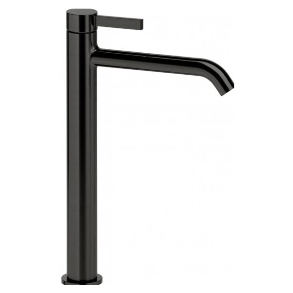 Izlietnes jaucējkrāns METRICA, shiny brushed black, Daniel - Image 1