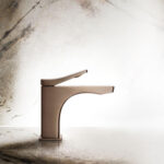 Izlietnes jaucējkrāns RILIEVO, warm bronze, brushed PVD, Gessi - Image 2