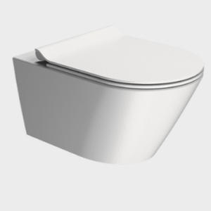 Pie sienas stiprināms WC pods PURA, balts matēts, GSI
