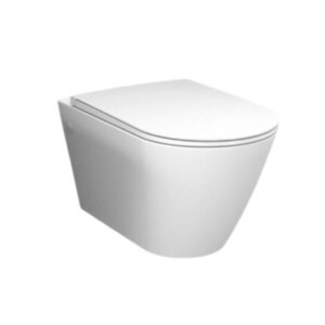 Wall hung wc RESORT RIMLESS 52 (seat included) RAK