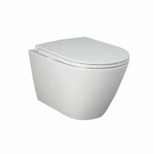 Wall hung wc FEELING RIMLESS 52, white matt , Rak