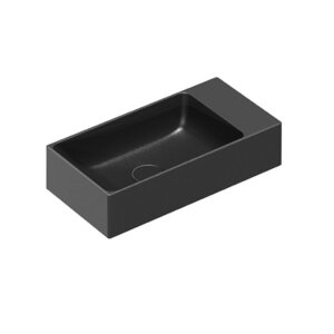 Washbasin NEW ZERO 50, satin black, Catalano