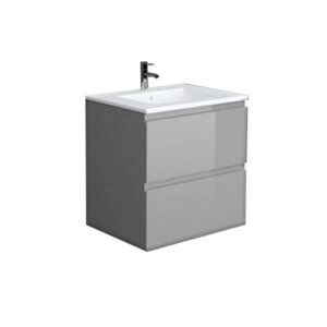 Washbasin cabinet JOY 60 (with sink), Urban Gray, Rak