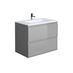 Washbasin cabinet JOY 80 (with washbasin), Urban Gray, Rak