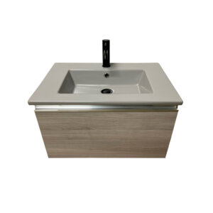 Washbasin MARNE (with washbasin 80), ash cherry, Noken