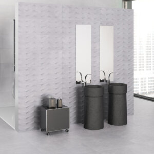 Wall tile Keraben SPATULA Gris