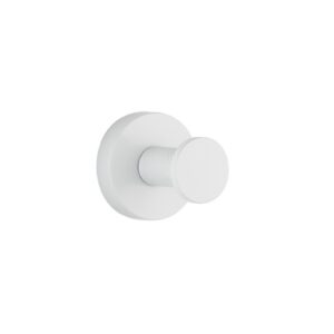 Towel hook UNO, matte white, Boheme Bagno