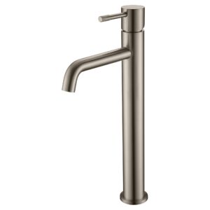 Washbasin mixer UNO, nickel brush, Boheme Bagno
