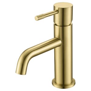Washbasin mixer UNO, matte gold, Boheme Bagno