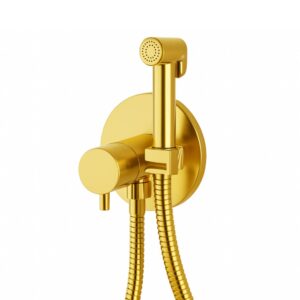 Bidet shower TOKYO, brushed gold, Daniel