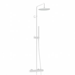 Thermostatic shower set X-FACTOR, white matt, Daniel