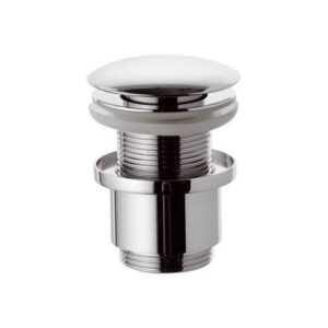 Basin waste valve without overflow, chrome, Daniel