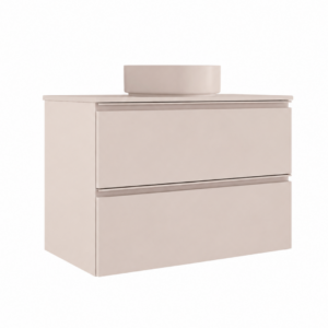 Washbasin cabinet GRANADA 800×450 (with countertop and sink), Cotton, VISOBATH