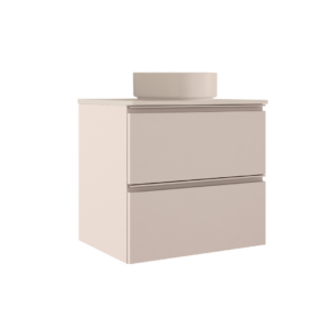 Шкаф под раковину с раковиной и столешницей GRANADA 600×450, Cotton