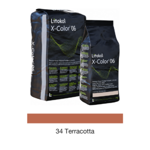 Cementa šuvotājs X-COLOR 0-6, 34 Terracotta, 3 kg