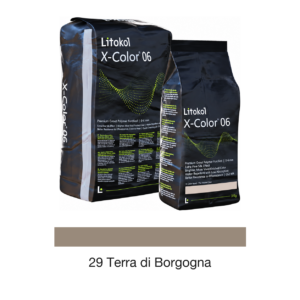 Cementa šuvotājs X-COLOR 0-6, 29 Terra di Borgogna, 3 kg