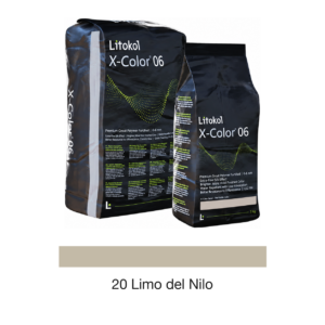 Cementa šuvotājs X-COLOR 0-6, 20 Limo del Nilo, 3 kg