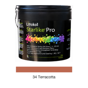 Epoksīda šuvotājs STARLIKE PRO, 34 Terracotta, 2,5 kg