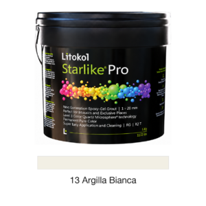 Epoksīda šuvotājs STARLIKE PRO, 13 Argilla Bianca, 2,5 kg