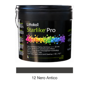 Epoksīda šuvotājs STARLIKE PRO, 12 Nero Antico, 2,5 kg