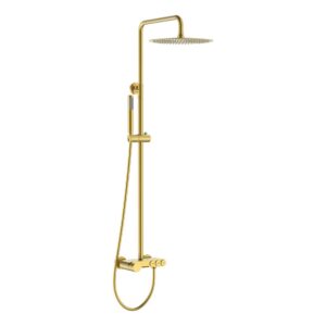 Dušas komplekts STICK DIAMOND, matt gold, Boheme Bagno