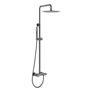 Dušas komplekts STICK DIAMOND, gun metal, Boheme Bagno
