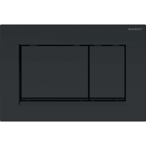 Flush plate Sigma30 Easy-to-Clean, matt black, Geberit