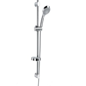 Hand shower and rail kit, chrome, Paini