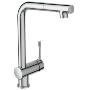 Kitchen mixer with shower CERALOOK One-Hole BLUESTART®, chrome, Ideal Standard