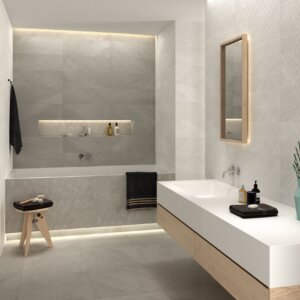 Wall tile Keraben KHAN White