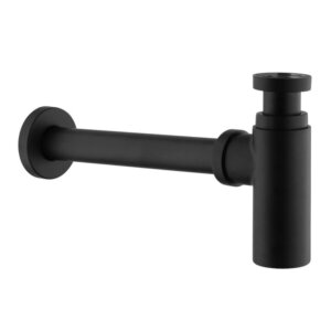 Washbasin siphon, black, Paini