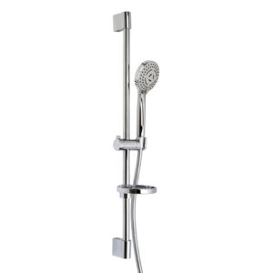 Hand shower and rail kit, chrome, Fima CF